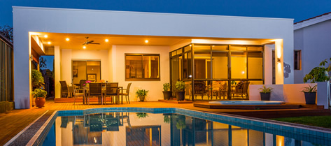 New Terrace Style Outdoor Living Area